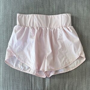lululemon athletica Pink High Waist Women Shorts
